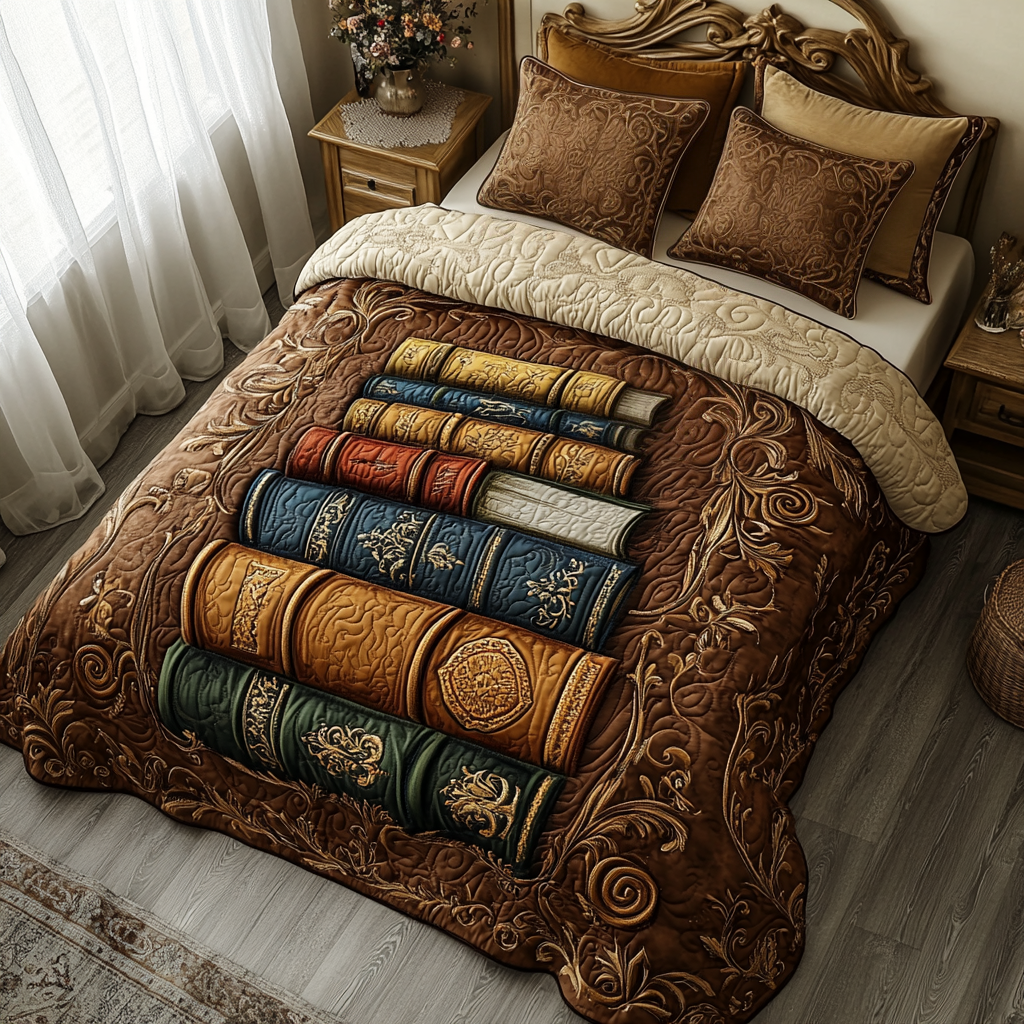 Classic Tales Quilt 3-Piece Quilted Bedding Set NCU0DV3600