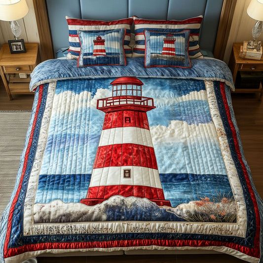 Cliff Beacon 3-Piece Quilted Bedding Set NCU0NT3539