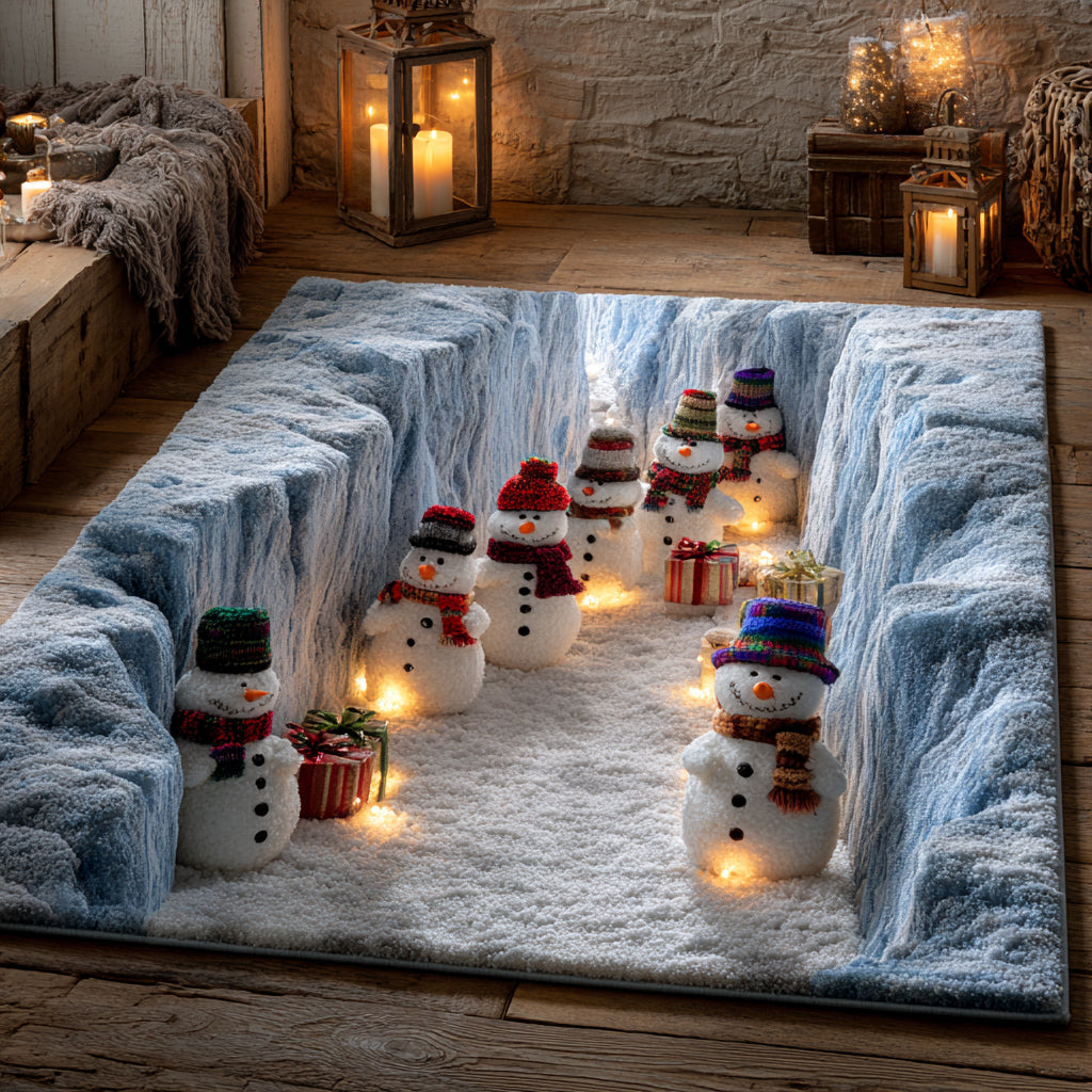 Cliff Snowman Area Rug NCU0HH1109 – Vantique