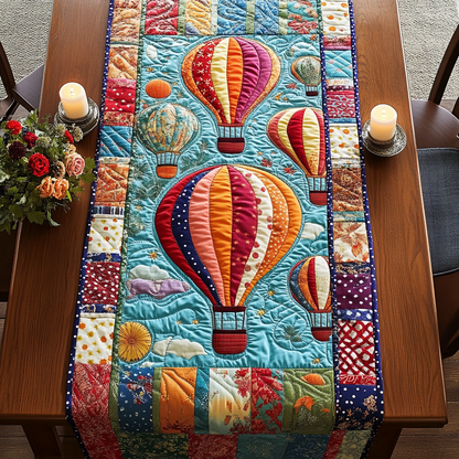 Cloud Drift Quilted Table Runner NCU0VH2757