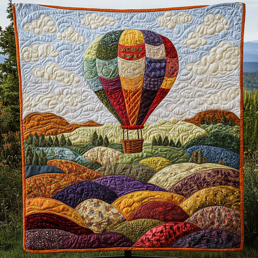 Cloudbound Voyage Quilted Blanket NCU0DK4539