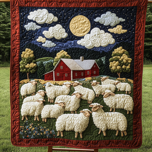 Cloudland Sheep Quilted Blanket NCU0DK4165