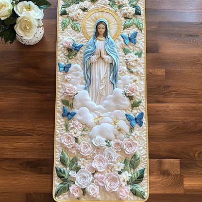 Clouds of Mercy Quilted Table Runner NCU0NT7914