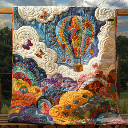 Cloudy Balloon Quilted Blanket NCU0DV4496