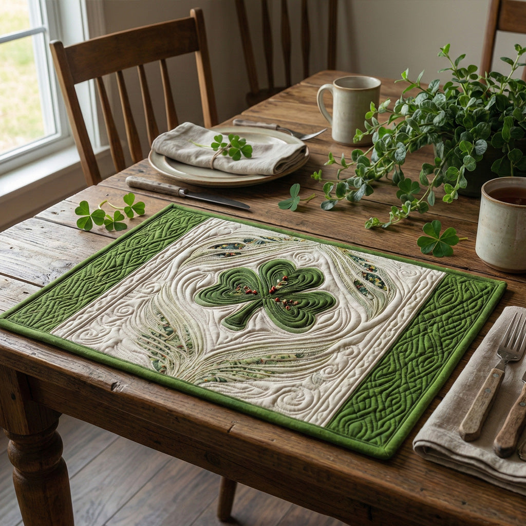 Clover Aura Quilted Place Mat NCU0PT11306