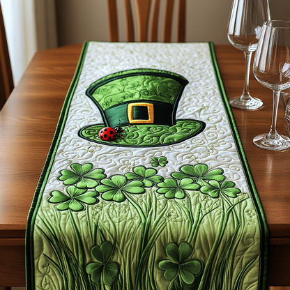Clover Dreams Quilted Table Runner NCU0VH2561
