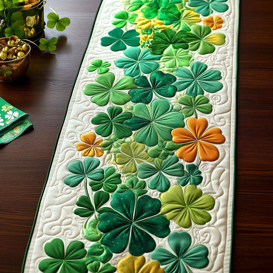 Clover Harmony Quilted Table Runner NCU0NT12038