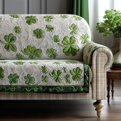 Clover Haven Quilted Sofa Cover NCU0PT11217