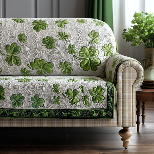 Clover Haven Quilted Sofa Cover NCU0PT11217