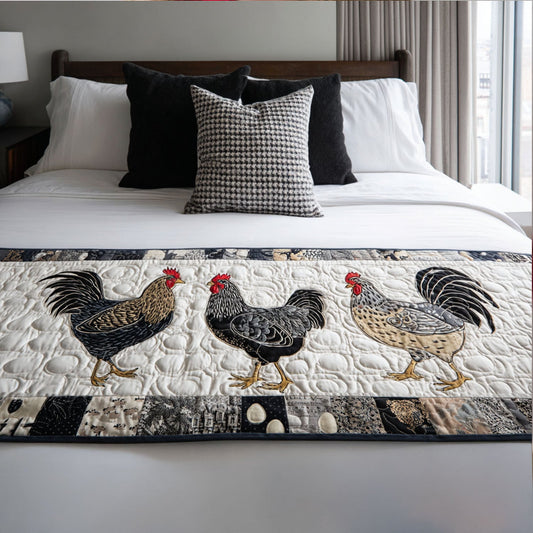 Cluck-tastic Quilted Bed Runner NCU0PT8060