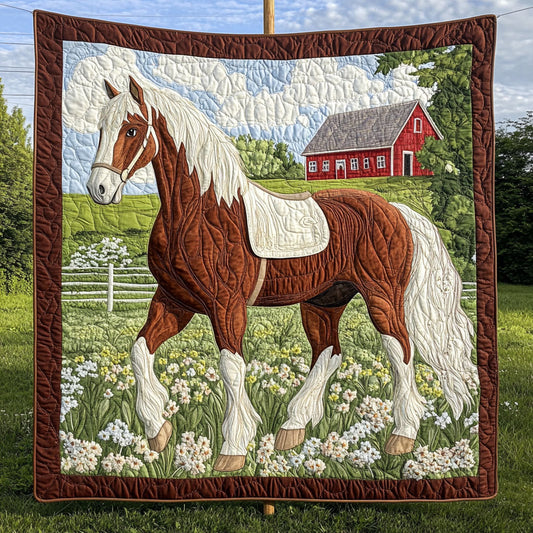 Clydesdale Majesty Quilted Blanket NCU0PT6154
