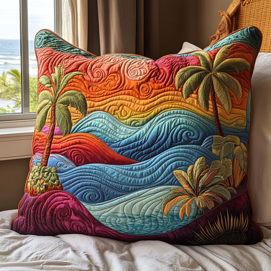 Coastal Breeze Quilted Bedding Pillow Case NCU0DV4455