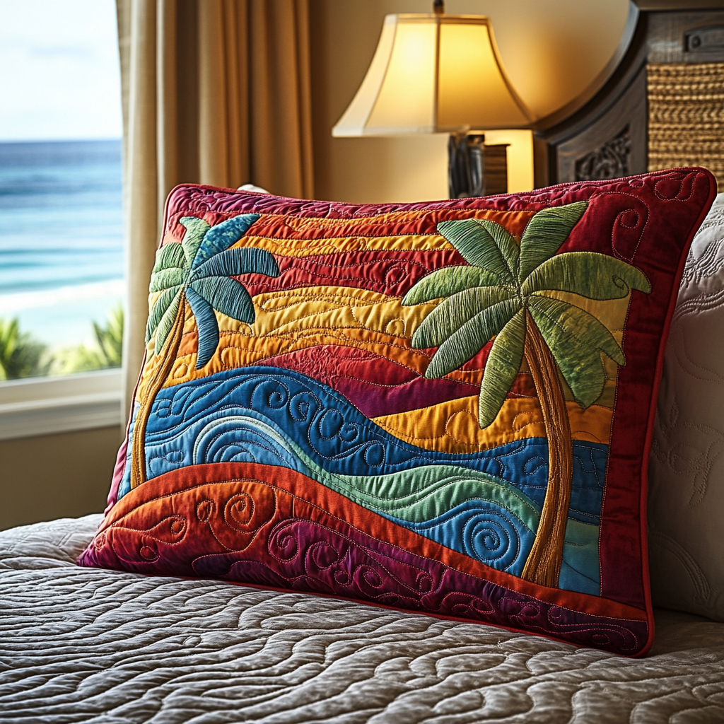 Coastal Breeze Quilted Bedding Pillow Case NCU0DV4784