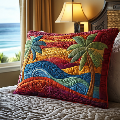 Coastal Breeze Quilted Bedding Pillow Case NCU0DV4784