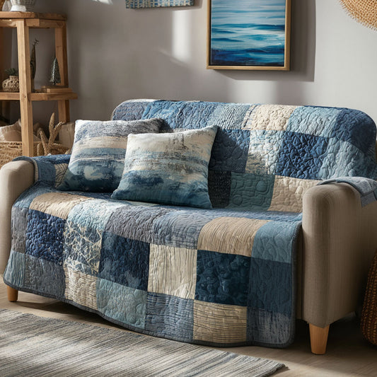 Coastal Breeze Quilted Sofa Cover NCU0NT12092