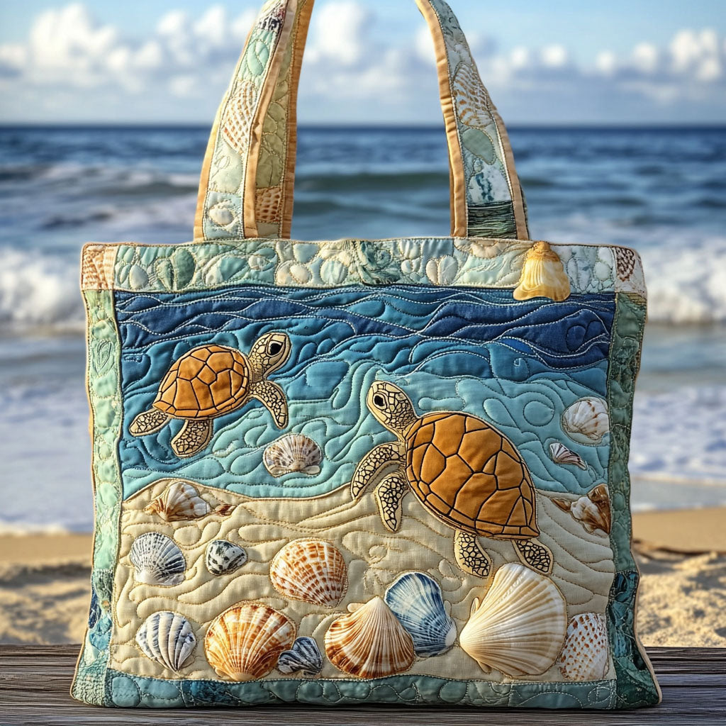 Coastal Calm Quilted Tote Bag NCU0PT8311