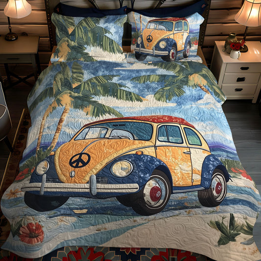Coastal Cruiser 3-Piece Quilted Bedding Set NCU0PT5313