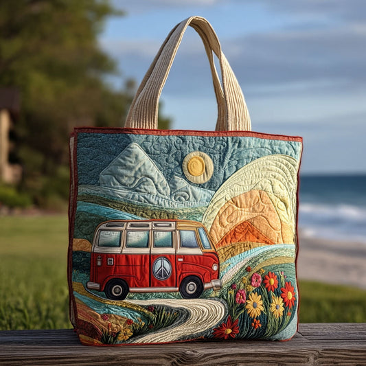 Coastal Cruising Quilted Tote Bag NCU0PT8223