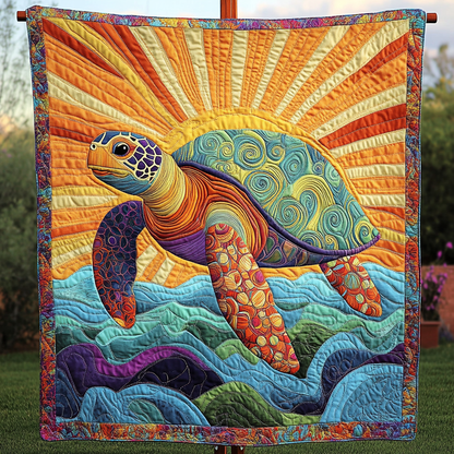 Coastal Drift Quilted Blanket NCU0DK4135