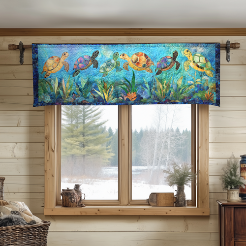 Coastal Elegance Quilted Valance NCU0VH3213