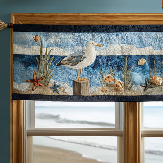 Coastal Flyer Quilted Valance NCU0PT9583