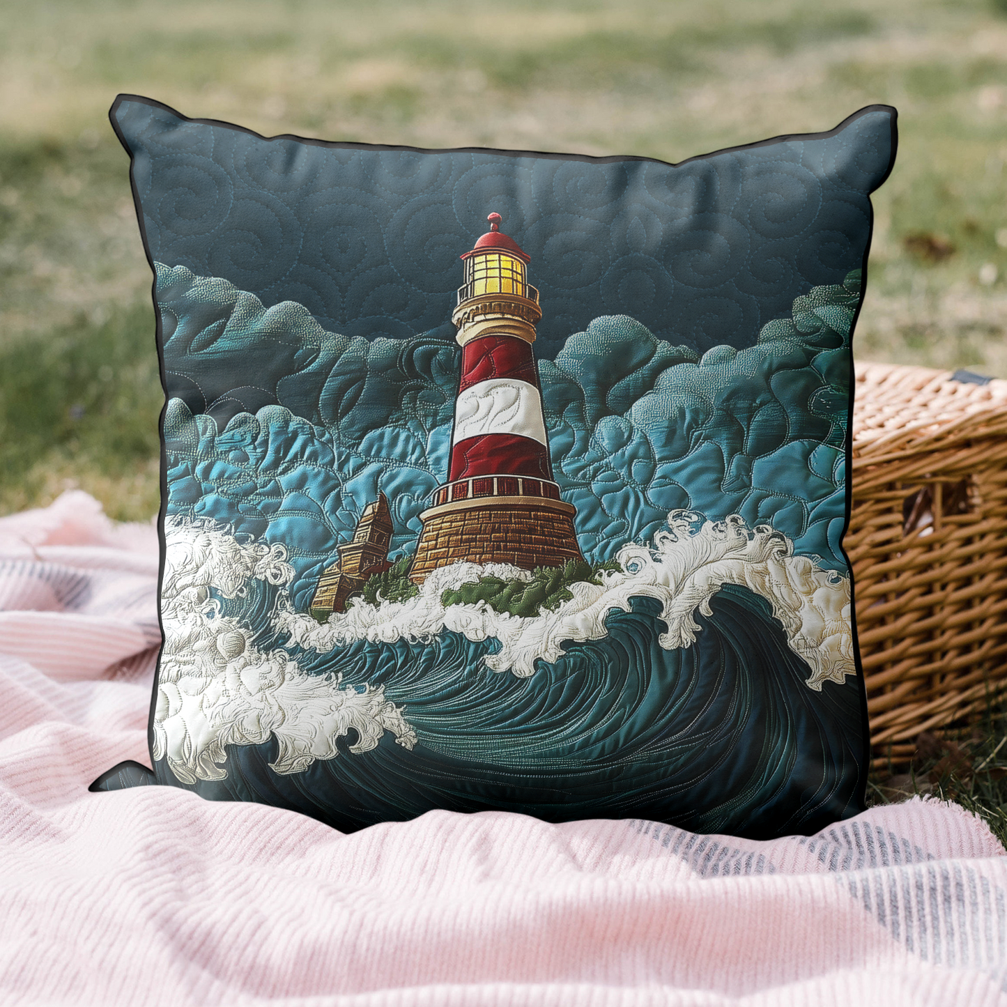 Coastal Glow Quilted Pillow Case NCU0DK4472