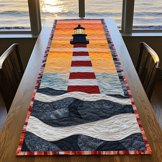 Coastal Glow Quilted Table Runner NCU0DK7249