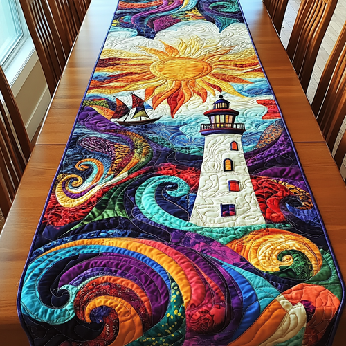 Coastal Guardian Quilted Table Runner NCU0DK4605