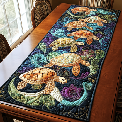 Coastal Journey Quilted Table Runner NCU0DK4331