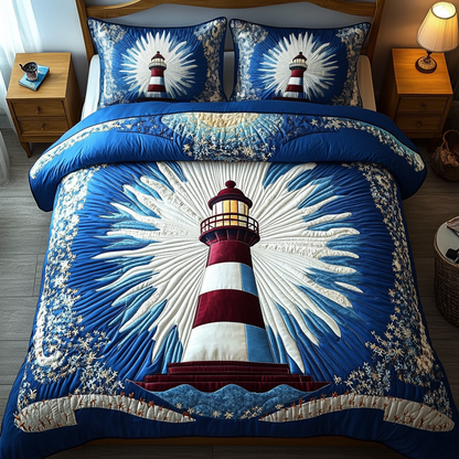 Coastal Light 3-Piece Quilted Bedding Set NCU0VH3020
