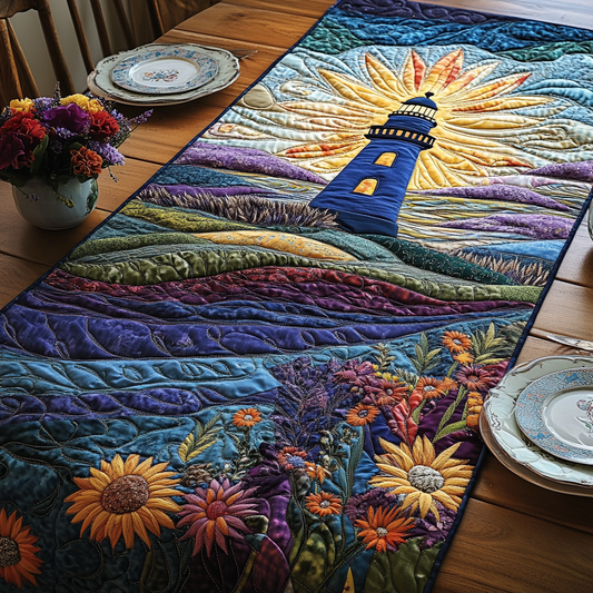 Coastal Light Quilted Table Runner NCU0DV4617