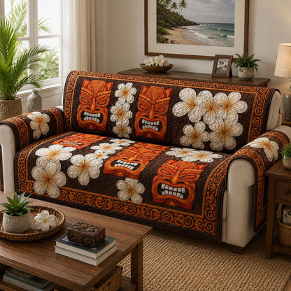 Coastal Luau Quilted Sofa Cover NCU0DV9833