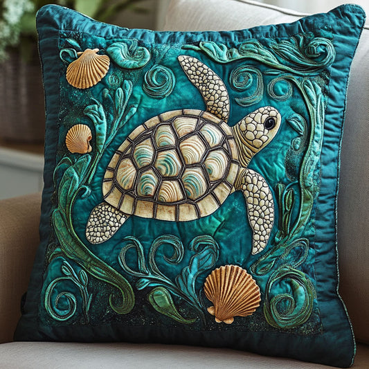 Coastal Mosaic Drift Quilted Pillow Case NCU0NT7053