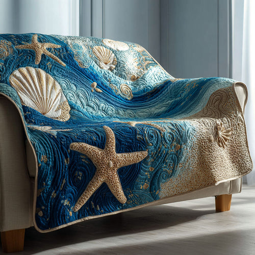 Coastal Path Quilted Sofa Cover NCU0DK11654