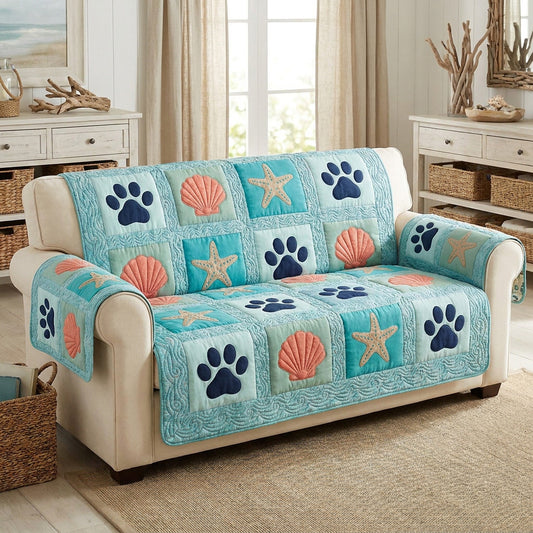 Coastal Paws Quilted Sofa Cover NCU0TV1950