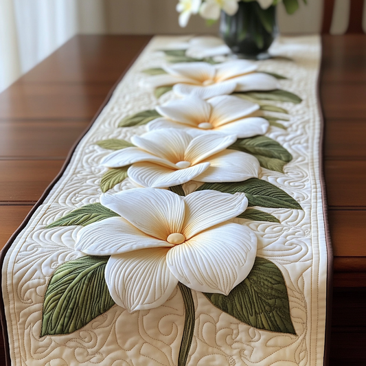 Coastal Romance Quilted Table Runner NCU0VL1865