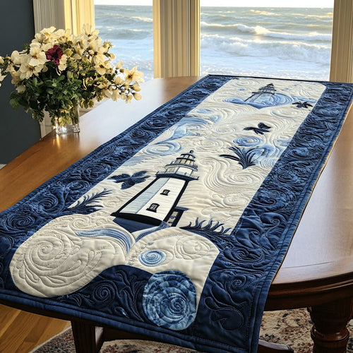 Coastal Serenity Quilted Table Runner NCU0PT3527