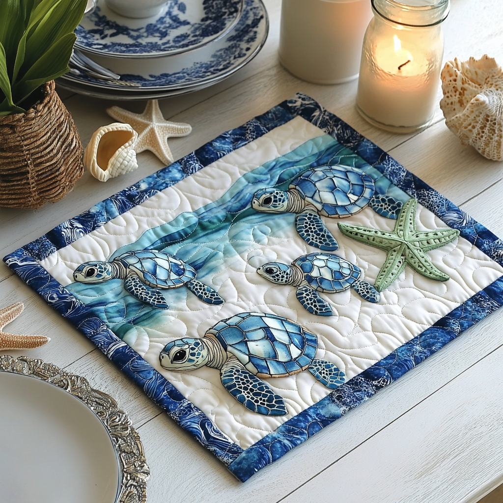 Coastal Wanderer Quilted Place Mat NCU0DV3557