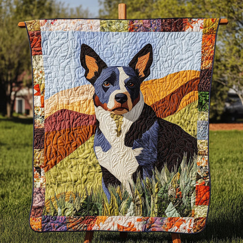 Cobalt Paws Quilted Blanket NCU0PT3347