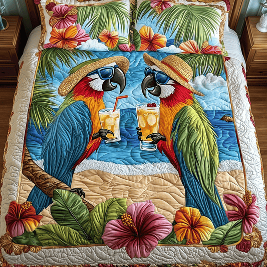 Cocktail Dreams Quilted Bedding Set NCU0TH2615