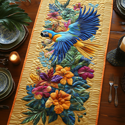 Coconut Quill Quilted Table Runner NCU0DV3041