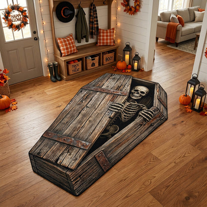 Coffin Escape Custom Shape Area Rug NCU0TV2034