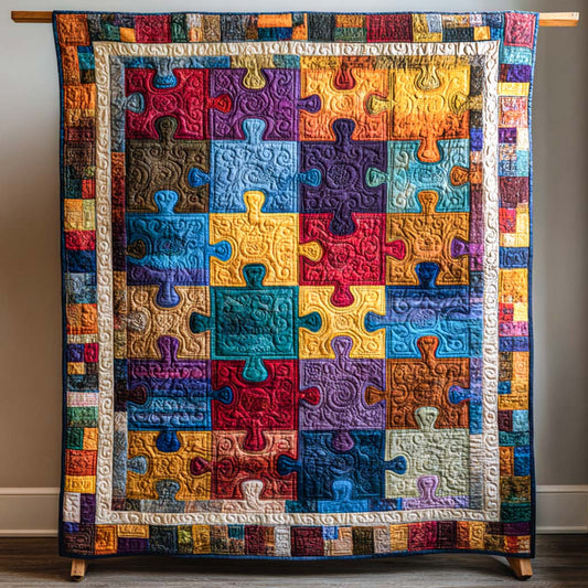 Color Blocks Quilted Blanket NCU0NT9579