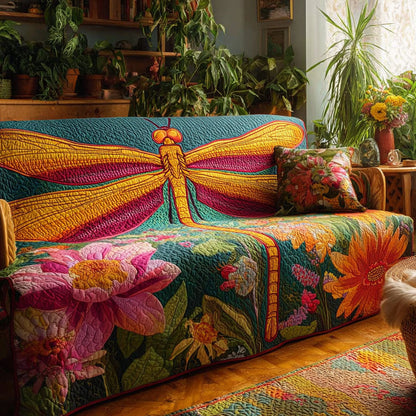 Color Bloom Quilted Sofa Cover NCU0DK11993