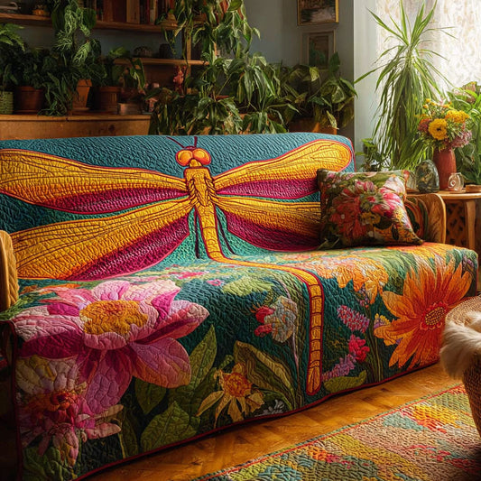 Color Bloom Quilted Sofa Cover NCU0DK11993