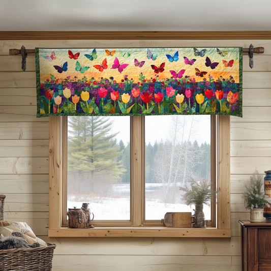 Color Bloom Quilted Valance NCU0VH3784
