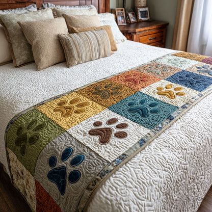 Color Pawpatch Quilted Bed Runner NCU0TV1181