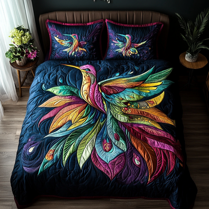 Color Soar 3-Piece Quilted Bedding Set NCU0VH5890
