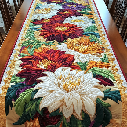 Colorful Blooms Quilted Table Runner NCU0DK6310