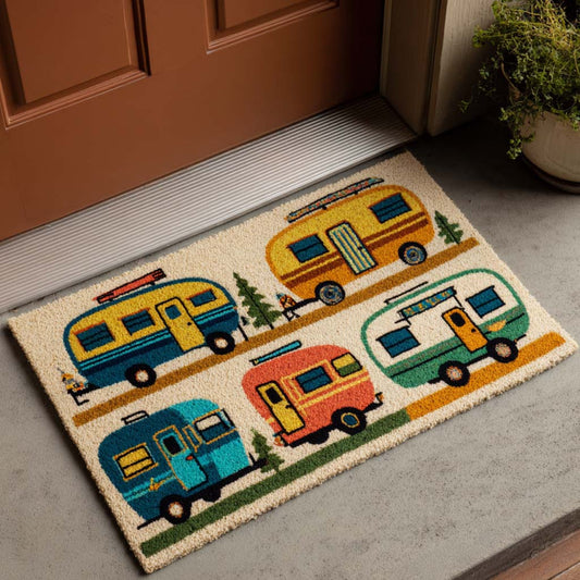 Colorful Campers Doormat NCU0NT10324